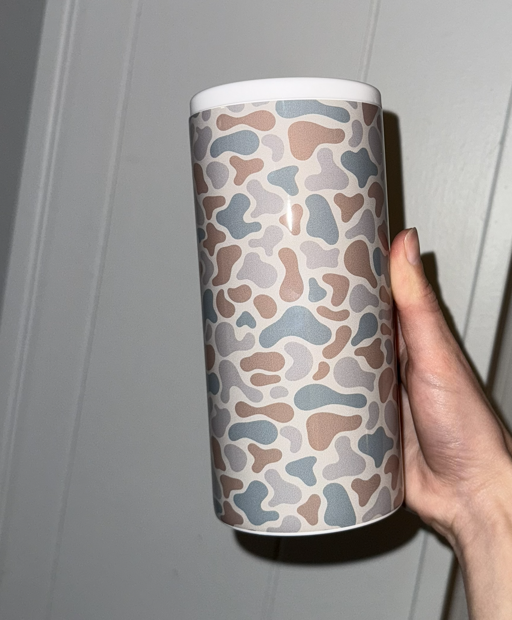 Camo Slim Hard Koozie