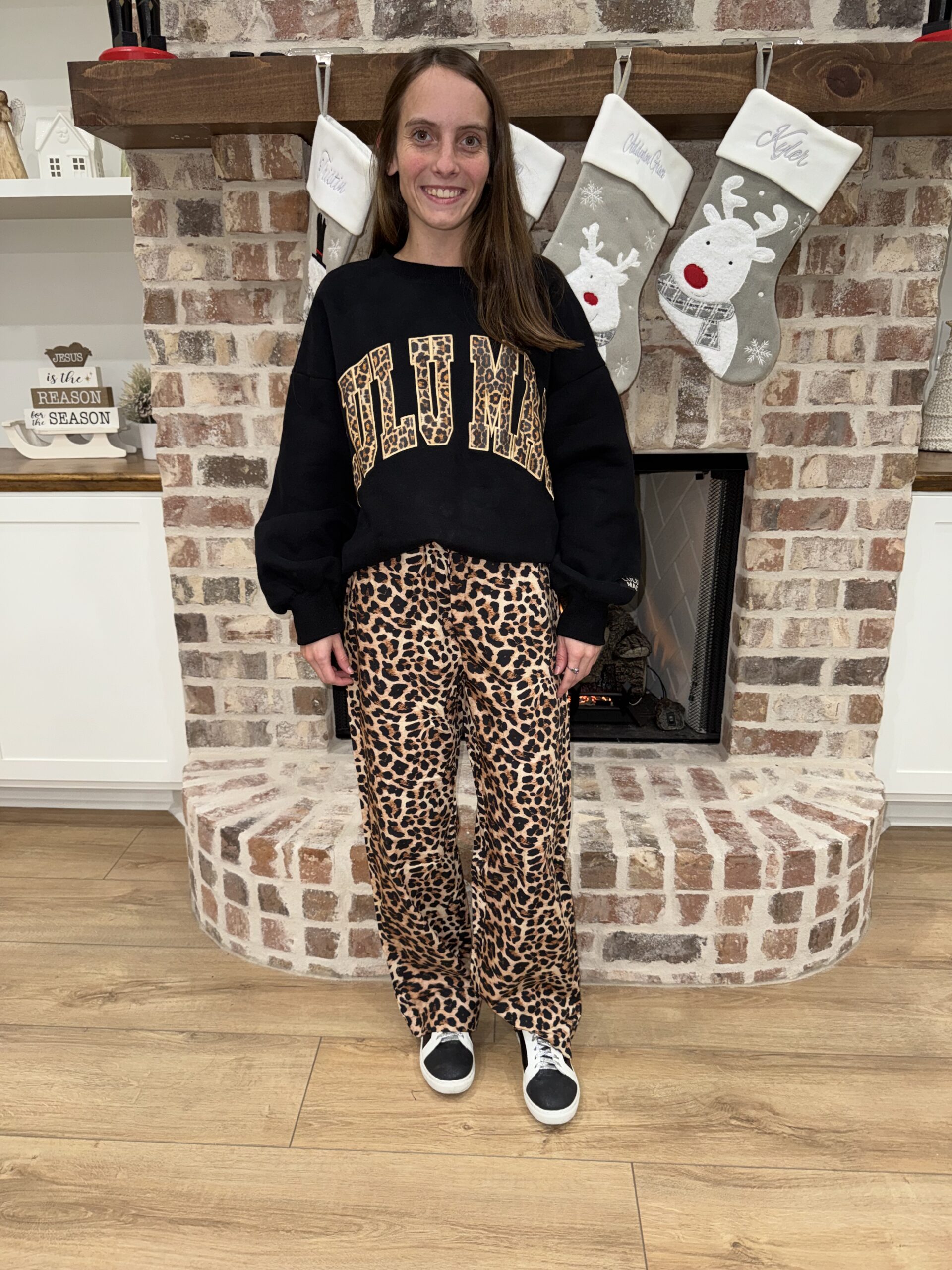 Black Leopard Lulu Mac Sweatshirt