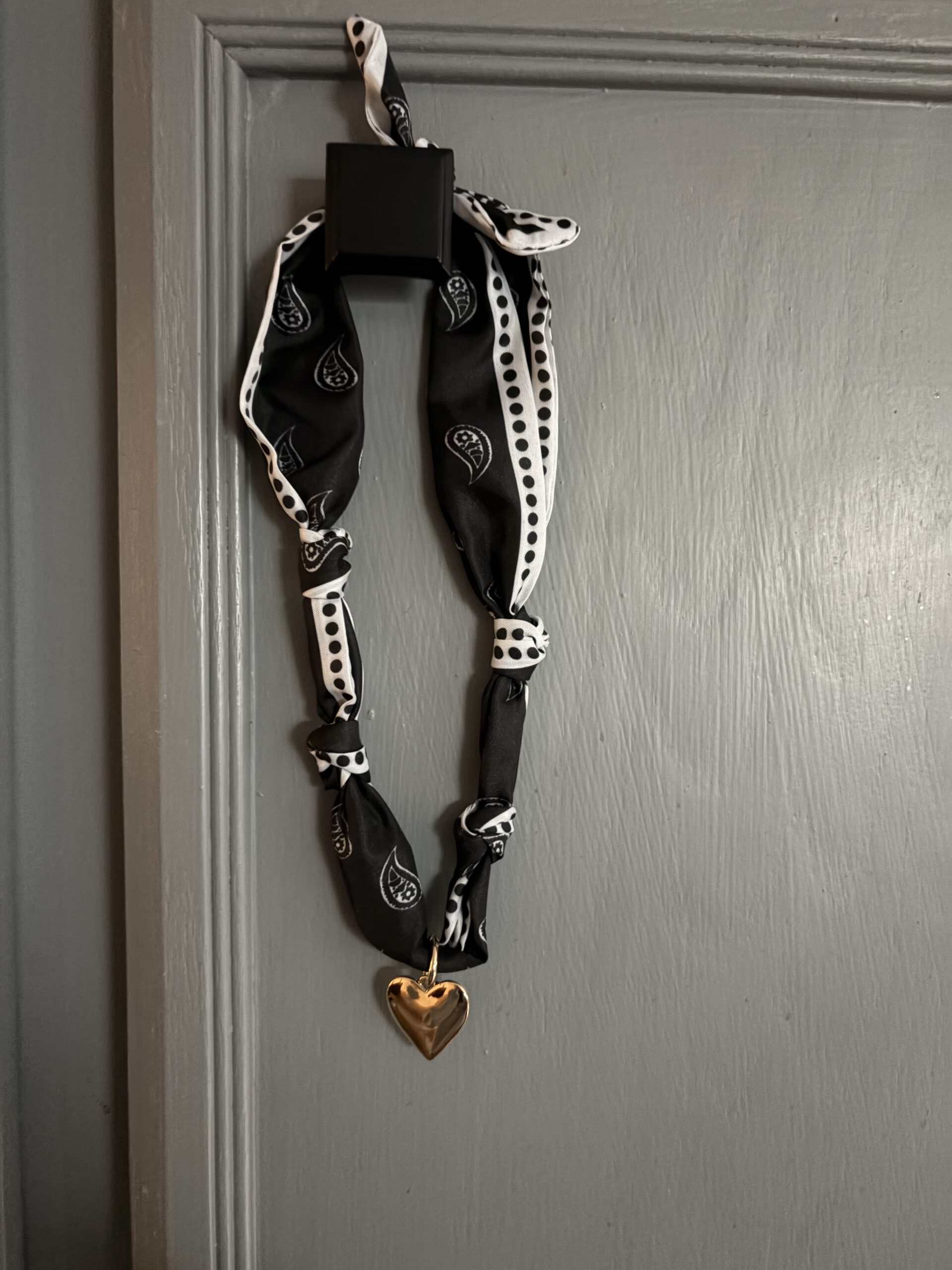 Heart Scarf Necklace