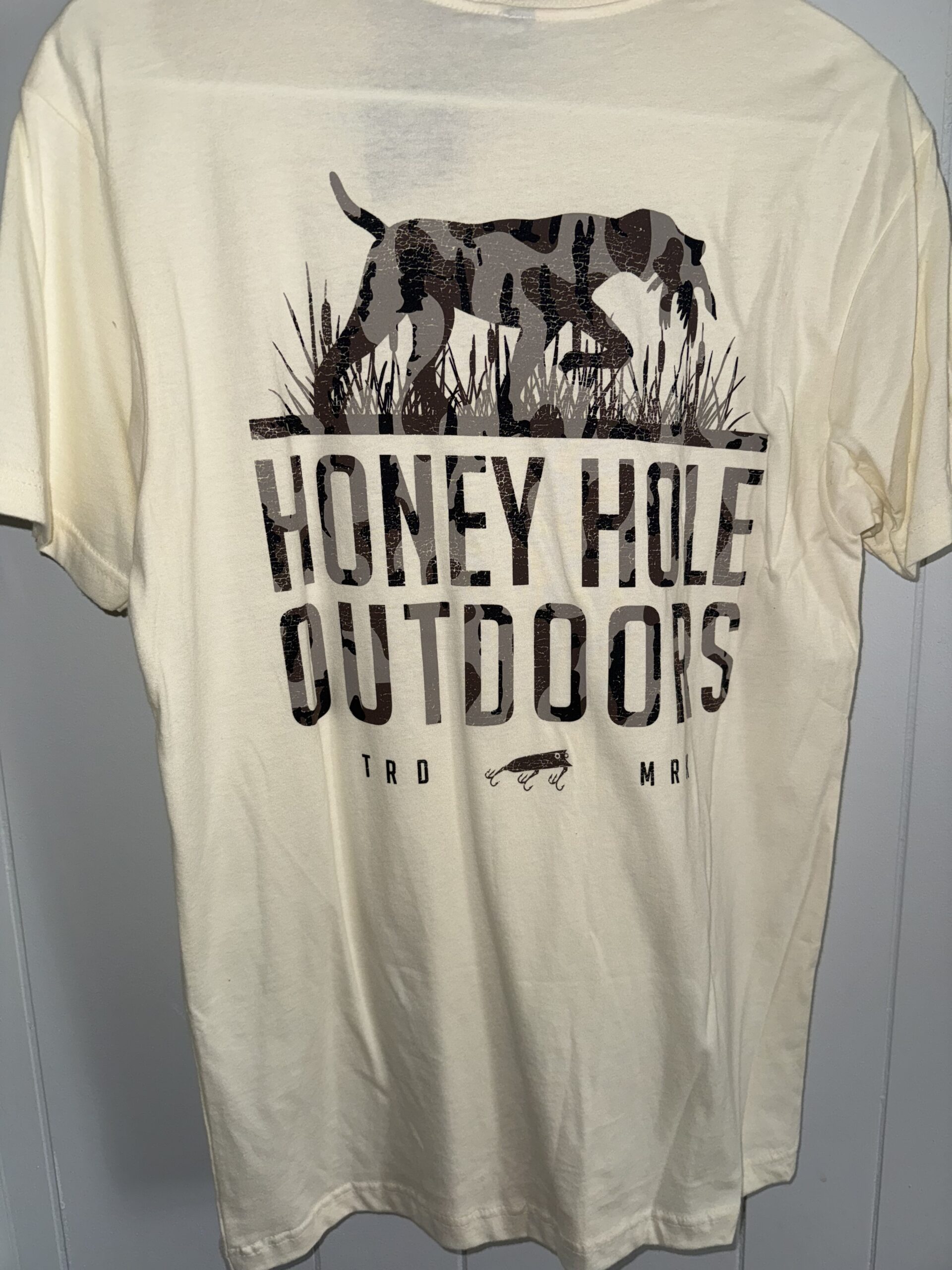 Dark Cream Camo Dog Tee