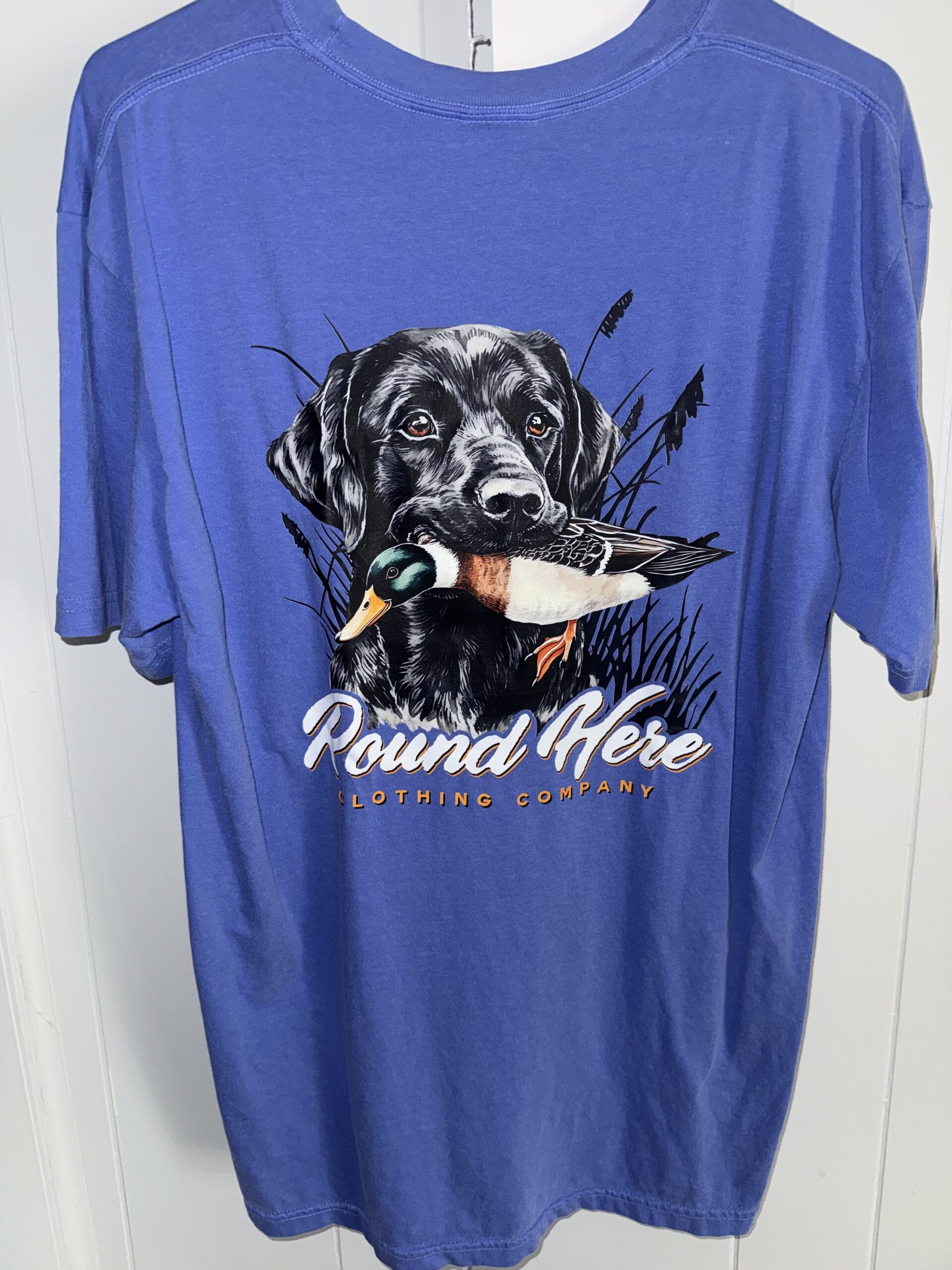 Flo Blue Dog Tee