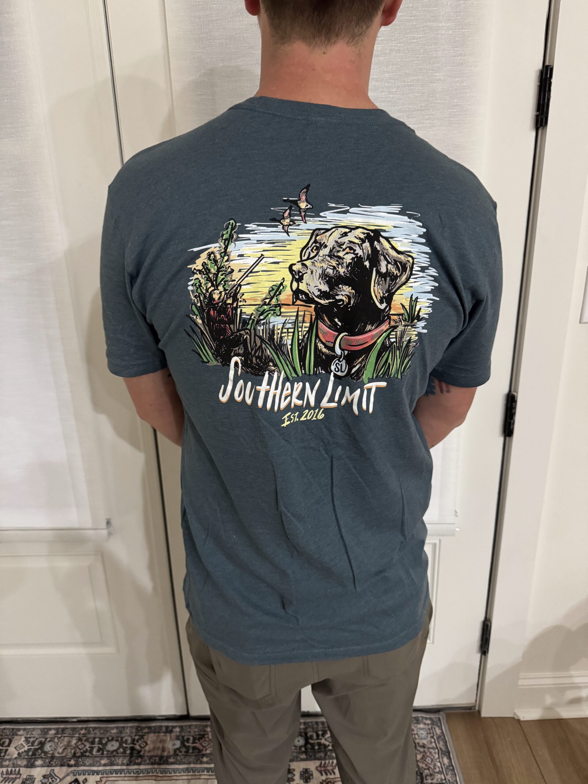 Indigo Hunting Dog Tee