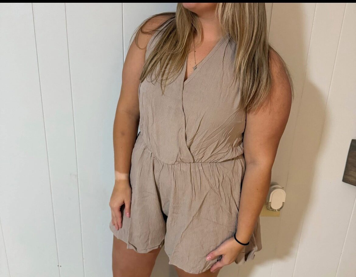Ash Mocha Romper